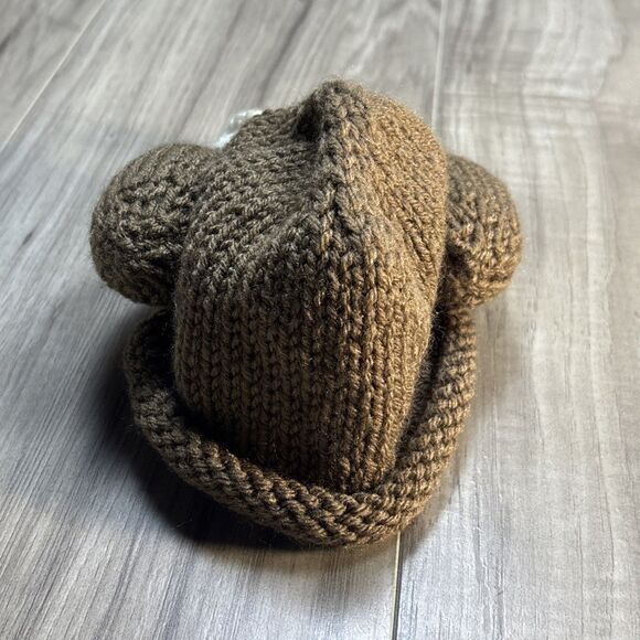 Homemade Knit Novelty Newborn Turkey Hat - Picture 9 of 10